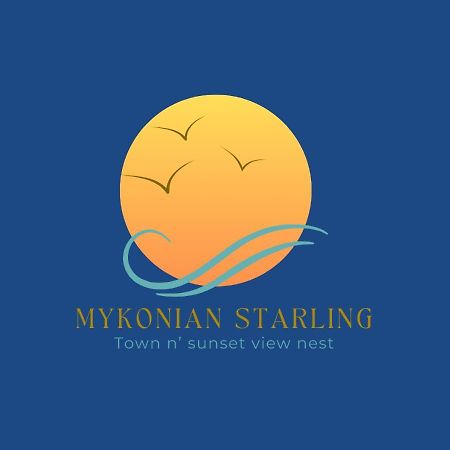 Mykonian Starling - Town N' Sunset View Apartment Mykonos Town Exteriör bild