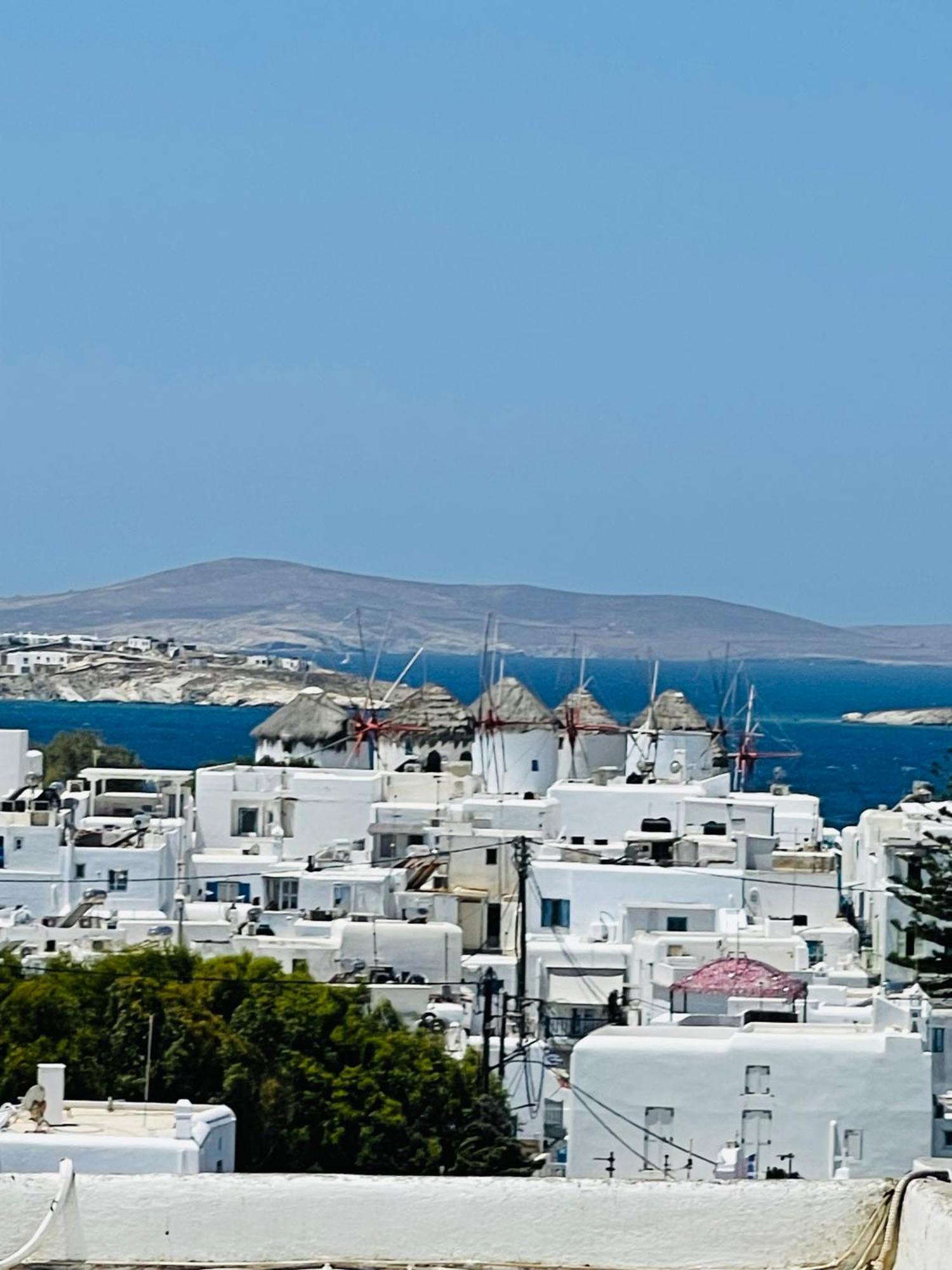 Mykonian Starling - Town N' Sunset View Apartment Mykonos Town Exteriör bild