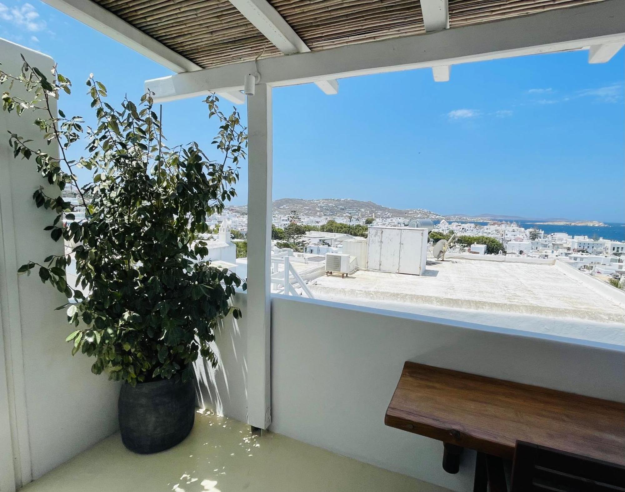 Mykonian Starling - Town N' Sunset View Apartment Mykonos Town Exteriör bild