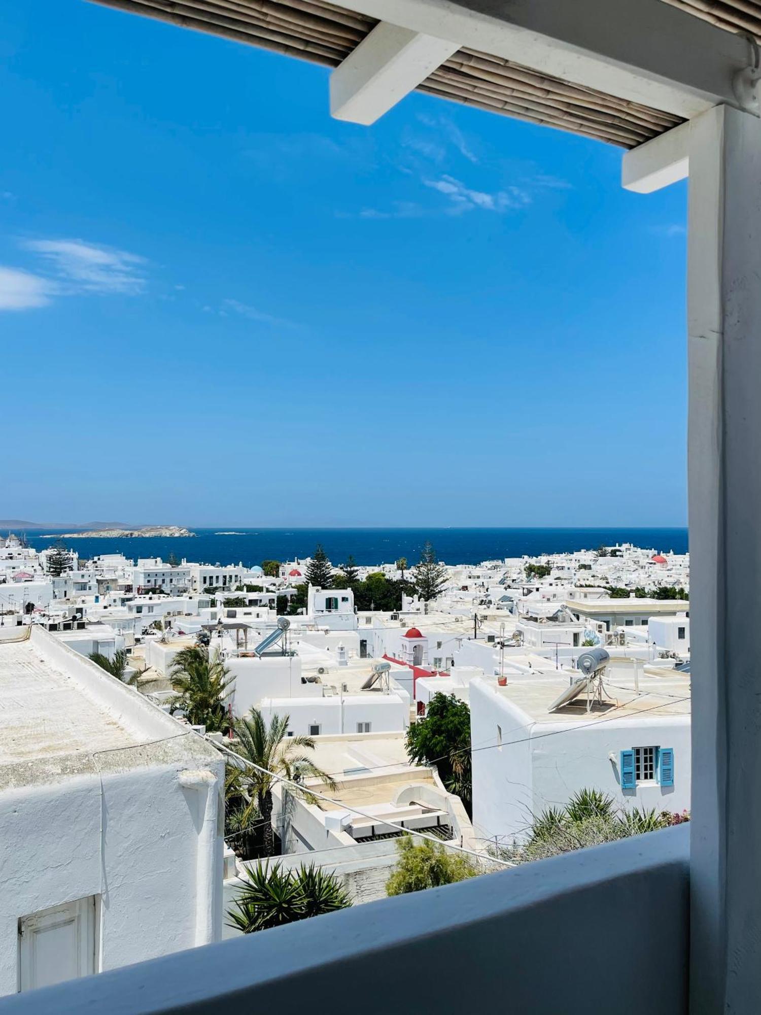 Mykonian Starling - Town N' Sunset View Apartment Mykonos Town Exteriör bild