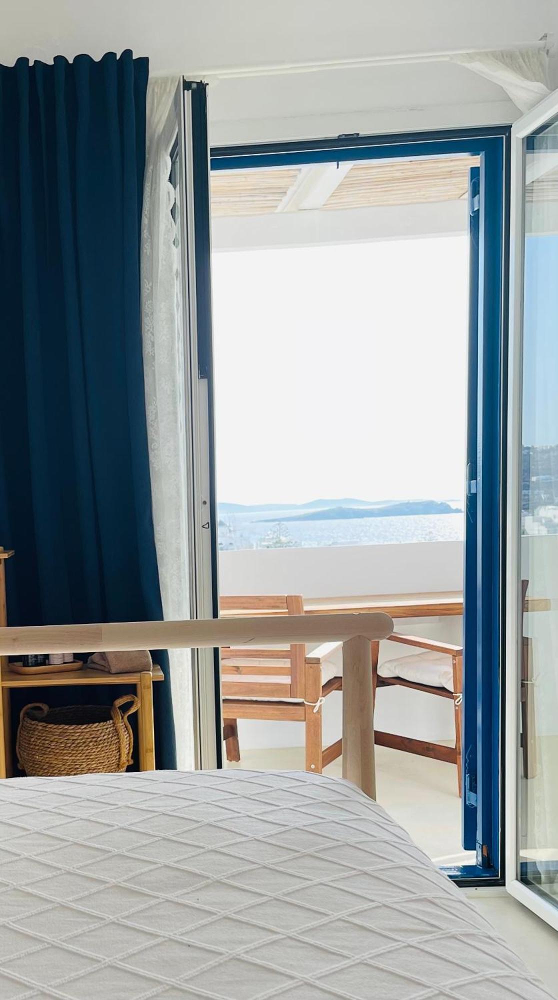 Mykonian Starling - Town N' Sunset View Apartment Mykonos Town Exteriör bild